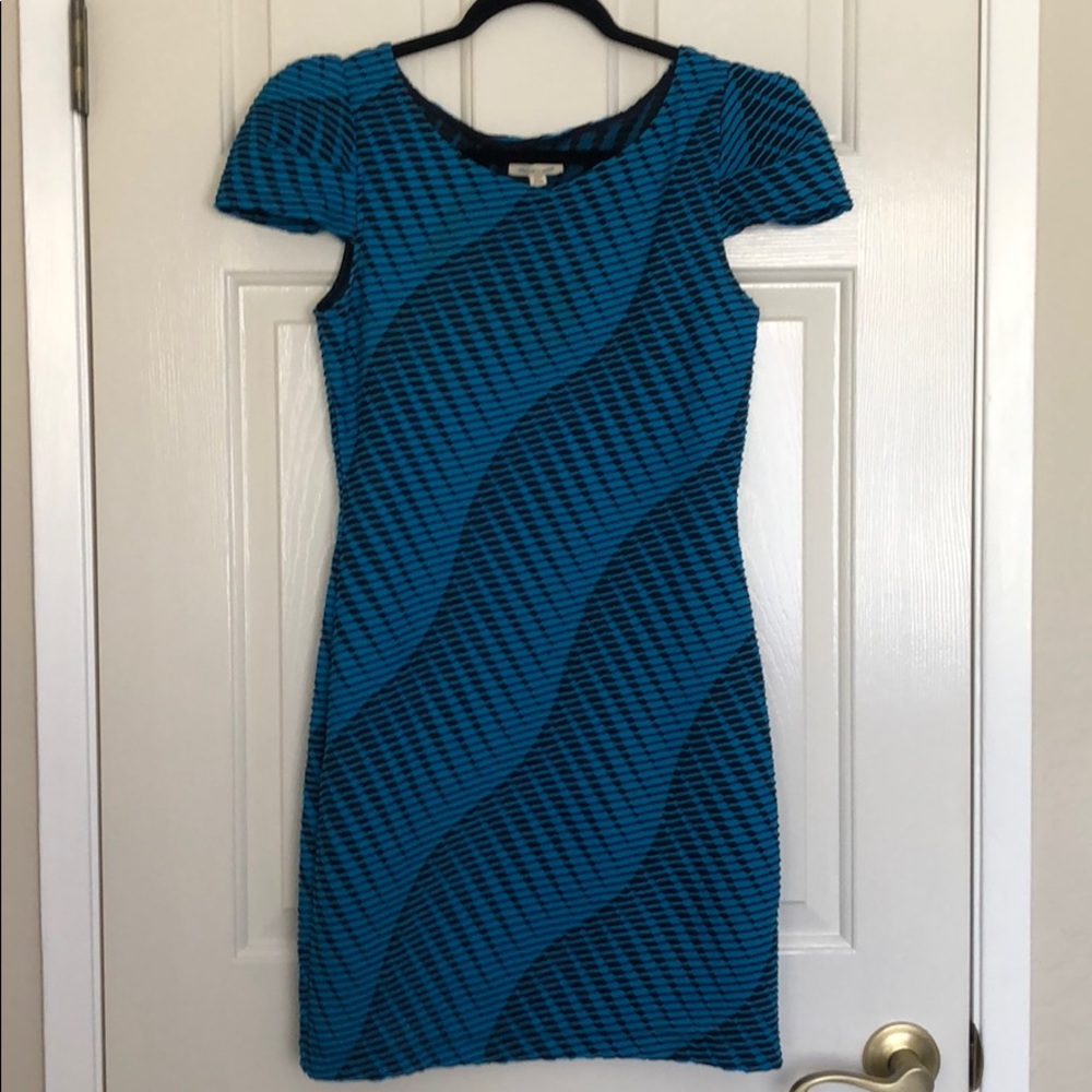 Urban outfitters Blue and black bodycon dress